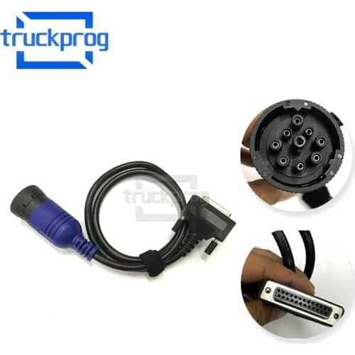 J1939 round 9pin diagnositic cable for Inline5 or inline6 connector (P/N4919780) excavator adapter test line