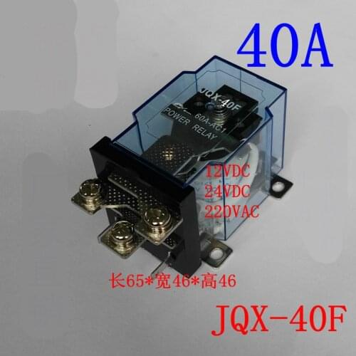 Jqx - 40f / 1z High-power Th Relay 12v Toys Vehicle 24v Battery Inflation Vehicle 220V Will Electric Current 60f