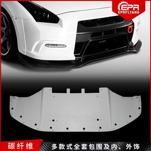 Suit For Ares Japanese Gtr R35 2013 Ver Varis Carbon Fiber Modified Side Skirt Front Shovel Small Surround