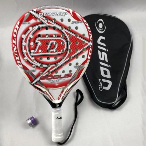 Men Padel Tennis Racket Carbon Fiber EVA Face raquete Beach Tennis Padel Beach Racquet Racket Paddle Tennis With Cover