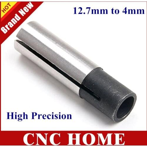 12.7mm to 4mm carving knives conversion sets 12.7mm outer diameter sleeve connected engraving machine parts, converter, adapter