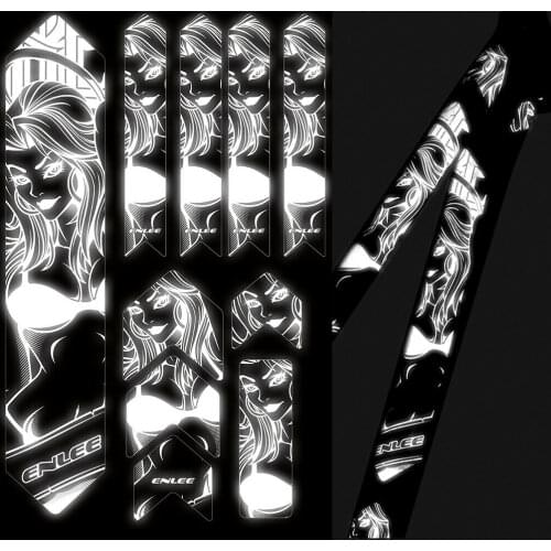 Bike Adhesive Frame Sticker Mountain Bike Scratch Resistant Frame Protector Removable Sticker Road Bicycle Frame Guard Cover