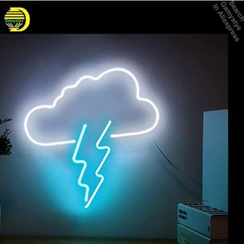 Neon Sign 10kv Home Lamps Home Signs Breathe Clouds Light Sign Neon Light Lamps Wall Sign Neon Sign for Wall Bedroom Room Party