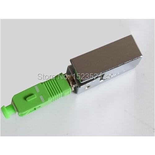 Free Shipping Fiber Flange Fiber Square Type SC/APC Bare Fiber Adaptor SC/APC Bare Fiber Adapter