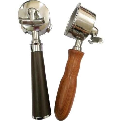 Double Mouths Coffee Bottomless Portafilter for Delonghi EC680/685 Filter 51MM Replacement Basket Coffee Accessories Barista