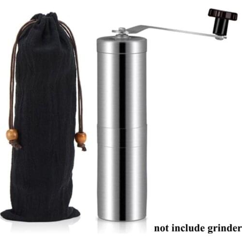 Portable Coffee Yachine Storage Bags Travel hiking Storage Bag Grinder Sack Hand Coffee Yaker Cotton Sack