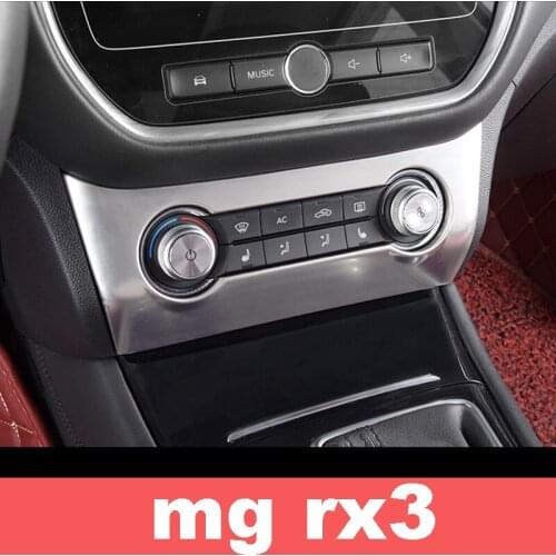 Lsrtw2017 Car Center Control Air Conditioning Control Knob Trims for Mg Roewe Rx3 2018 2019 2020 Interior Accessories Styling