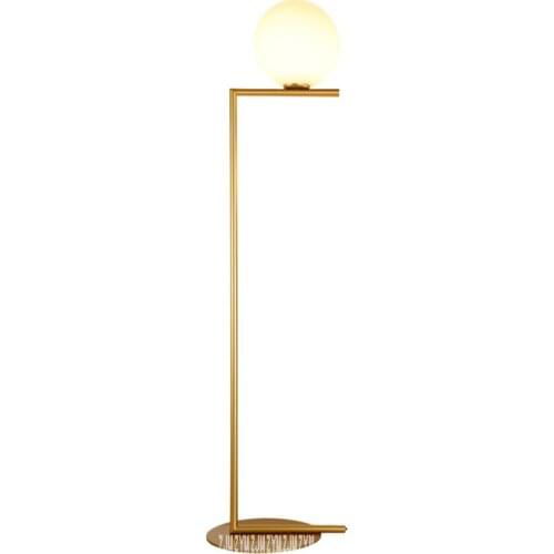 Ball Floor Lamp Ball Standard Lamp Glass Floor Lamp Postmodern Living Room Minimalist Glass Ball Floor Lamp Creative Bedroom