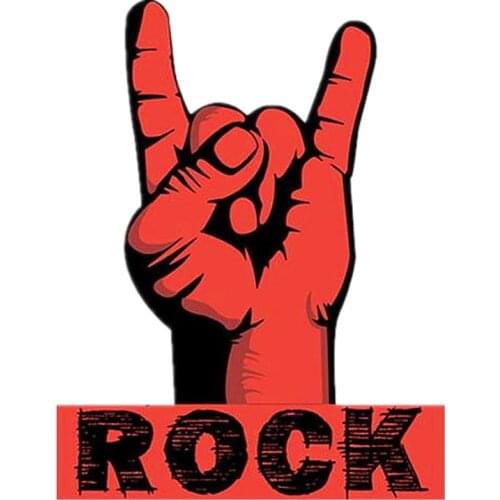 Iron on Patches Red ROCK Transfert Thermique Vetement Clothes Stickers Stranger Things Riverdale Appliques For Clothing Patch