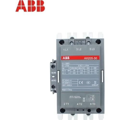 ABB 3-ploe contactors AX series 1NC & 1NO 50HZ/60HZ 24V~440V 205A AX205-30-11