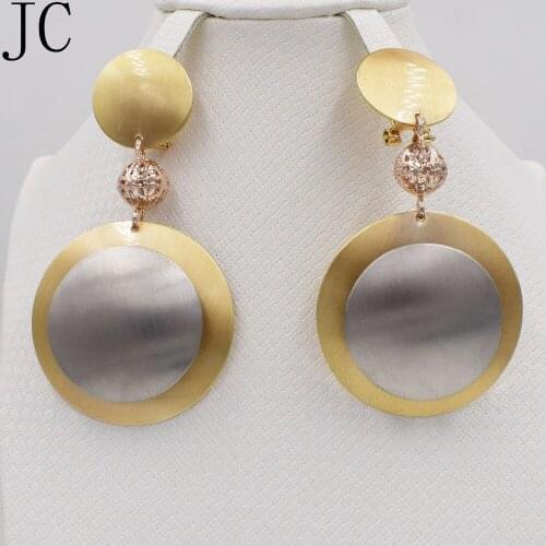 Earrings For Women Long Drop Dangle Earrings Copper Gold color 2016 New Design Fashion Trendy Brazilian Party Wedding Daily