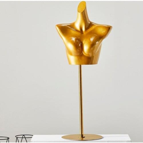 Gold Combination Bra Golden Underwear Mannequin Womens Full Body Model