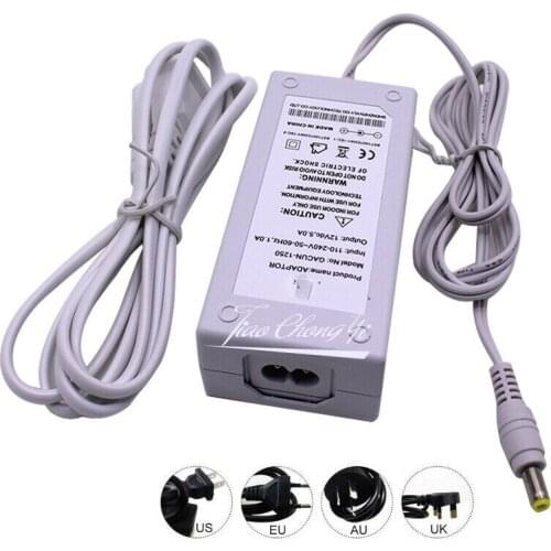 12V 5A LED power supply 60W Adapter DC12V TO 110V-220V For LED strip US/EU plug For WS2811 WS2815 5050 LED strip light