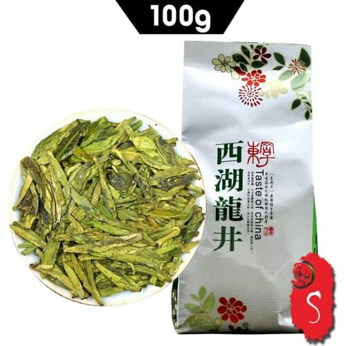 2021 Dragon Well Green Chinese Tea Portable Packing The West Lake Hangzhou Fresh Dragonwell Dragon Well 100g