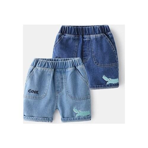 2021 Summer Childrens Denim Shorts Baby Boys and Girls Casual Cowboy Short Pants Childrens Cotton Denim Shorts Baby Clothes