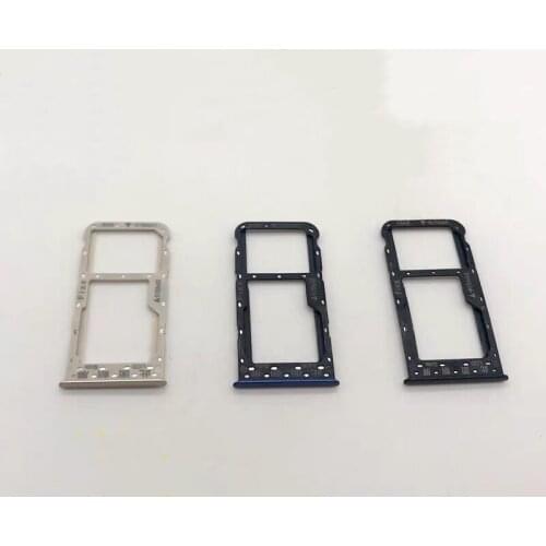 For huawei P smart / Enjoy 7S FIG-LX1 Micro Sim Card Holder Slot Tray Adapters black blue gold FIG-LA1 FIG-LX2 FIG-LX3