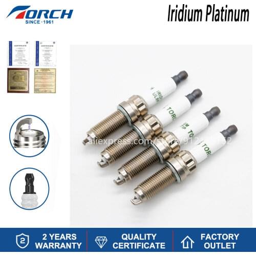Pack of 4-8) Engines Components Candles TORCH UL8RTIP Iridium PLATINUM Compatible Ratio SPEED T3 Magic SPEED H5 S5 1 3T Nozzle