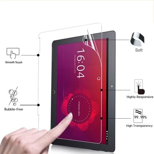 Best quality Anti-Scratches HD lcd screen protector film For BQ Aquaris M10 10.1" clear glossy films with clean cloth in stock