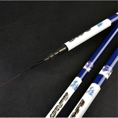 New 99% Telescopic Fishing Carbon Fishing Rod Carbon Fiber Ultra-Light Carp Pole 3.6M 4.5M 5.4M 6.3M +1 Spare Top Tips Rod