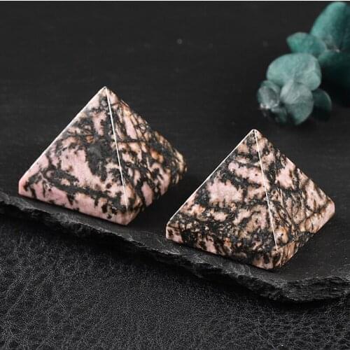 Natural Quartz, Rose Stone, Healing Obelisk, Pink Stone Siderite Decoration, Energy Stone Pyramid, Home Decoration