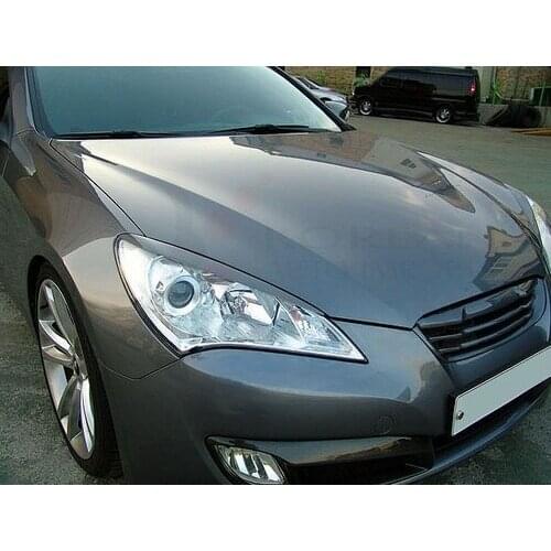 Fiberglass Headlight Eyebrows Eyelids Covers for 2008-2016 Hyundai Genesis Coupe Type B