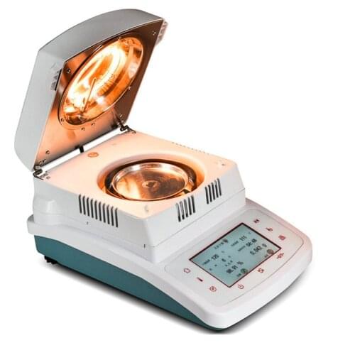 Universal automatic rapid chemical moisture analyzer, grain moisture halogen moisture analyzer, plastic tobacco moisture tes