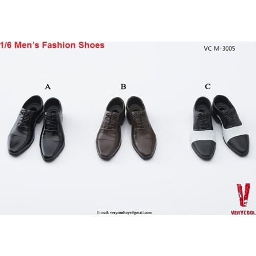 VERYCOOL VC M3005 1/6 Male Fashion Leather Shoes Mens Tuxedo Suit Set for 12" Collectible Action Figure DIY