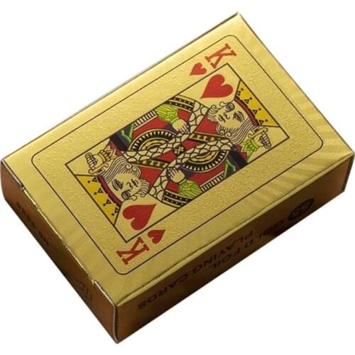 Waterproof Plastic Box-packed Plastic Playing Cards Set Deck Poker Classic Tricks Tool Tricks Card Game Poker Game Deck G99D