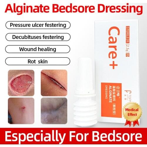 Bedsores Repair Powder Alginate Dressing Antibacterial Medical Treat Pressure Sores Ulcer Festering Wound Healing Health Care