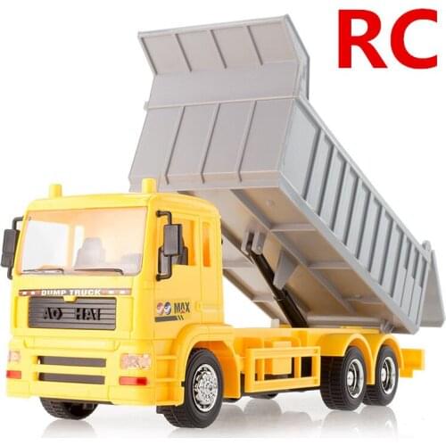 1:24 Remote Control Dumpers,Wireless control, 7 channel engineering Dumpers, electric vehicles toys,Luminous model,free shipping