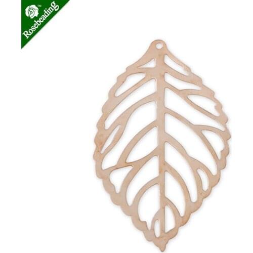 30pcs 44x26mm Gold plated Zinc Alloy leaf charm,handcrafted jewelry,Alloy Leaves