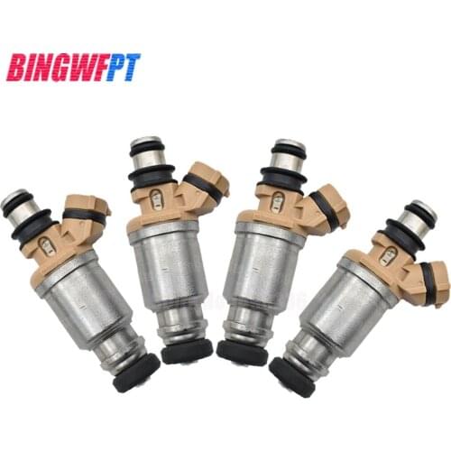 4pcs/lot Flow test Fuel Injectors 23250-16150 23209-16150 For Toyota Corolla AE110 4AFE 5AFE