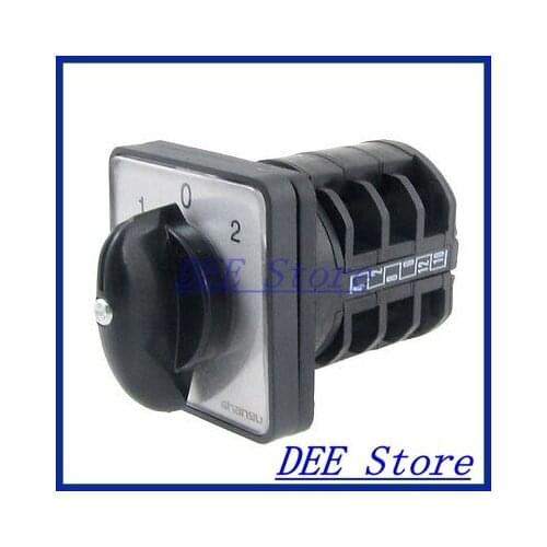 440VAC 240VAC 1-0-2 Position 12 Screw Terminals Changeover Switch