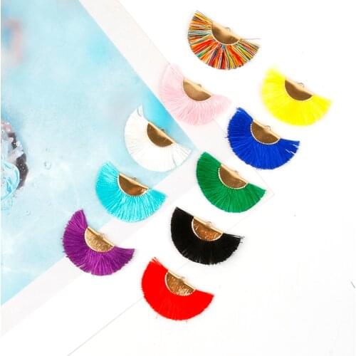 45x25mm fan tassel/gold tassels/jewelry accessories/jewelry making/jewelry findings/silk tassels/2pcs/bag