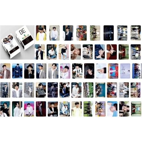 54PCS/SET South Korean Groups K-POP Bangtan Boys Poster Lomo Card New Album BE PhotoCard Cards Wall Banner JUNG KOOK JIMIN SUGA