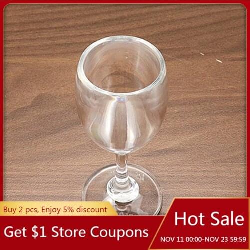 Acrylic White Wine Glass 110ML Transparent plastic cup Party Dedicated Goblet Small Ccapacity Wine glass