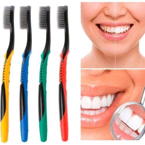 Bamboo Charcoal Superfine Soft Bristle Toothbrush Traveling Teeth Cleanser Brush Tooth Care