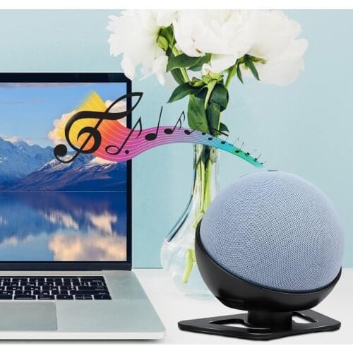 Mount Stand Case For Alexa Echo Dot 4th Generation Mount Stand Desktop Table Holder For Bedroom Kitchen Bathroom Assistants