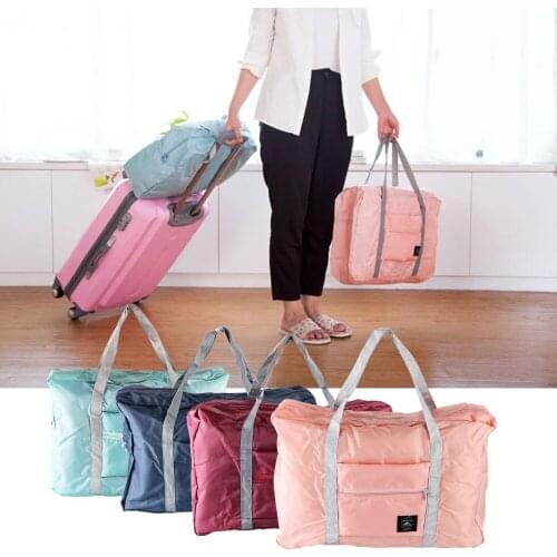 Home Storage Handbag Large Capacity Travel Bag Reusable Portable Storage Bag Foldable Home Storage Multi-Function Pouch Travel