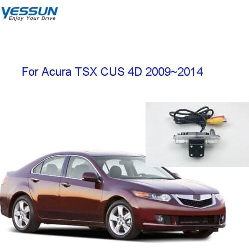 Yessun rear view camera For Acura TSX CUS 4D 2009~2014 4 led HD CCD Night Vision backup parking rear camera