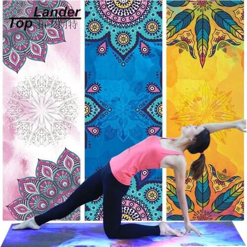 Yoga Mat Towel Microfiber Non Slip Ultra Absorbent Towel Sport Fitness Gym Hot Bikram Tappeto Yoga Towel for Hot Yoga Microfiber