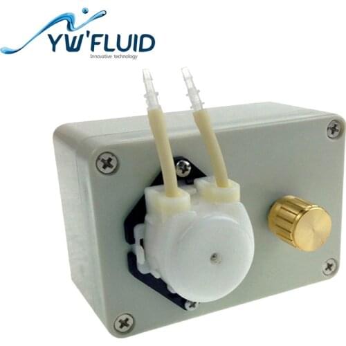 YWfluid YW03 AC220V/240V Max Flow 100ml/Min Laboratory Adjustable Speed High Precision Metering Peristaltic Pump