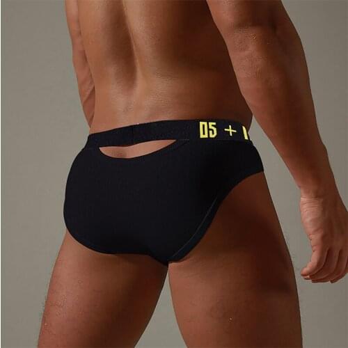 BS Brand Men Briefs Sexy Men Underwear Cotton Hollow Underpants Cueca Tanga Hombre U Convex For Gay High Quality Breathable Soft