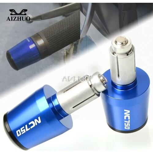 For SUZUKI NC750 NC 750 22mm Motorcycle Hand Bar End Motorbike Handlebar Grips Ends