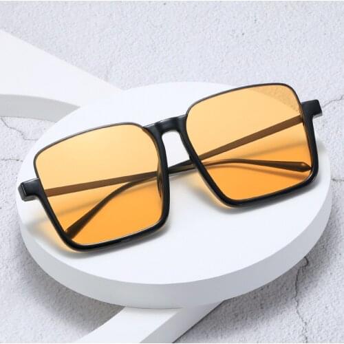 2021 New Retro half frame fashion trendy Sunglasses net red same sunglasses box ins small fragrance sunglasses