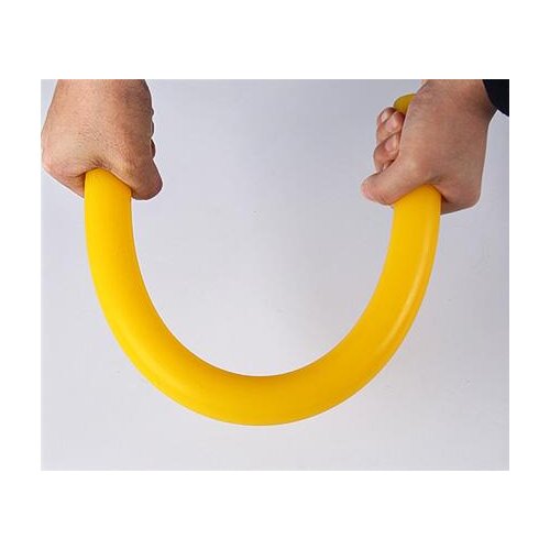 1pcs 25mm-60mm OD 8mm ID Polyurethane hollow round pure yellow damping buffer machinable plastic round bar pin 250mm length