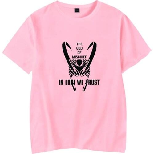 Popular Hot Sale Loki T Shirt Men/Women Summer Fashion Casual Round Neck Loose T-Shirt Print Loki Short T-shirts Streetwear Tops