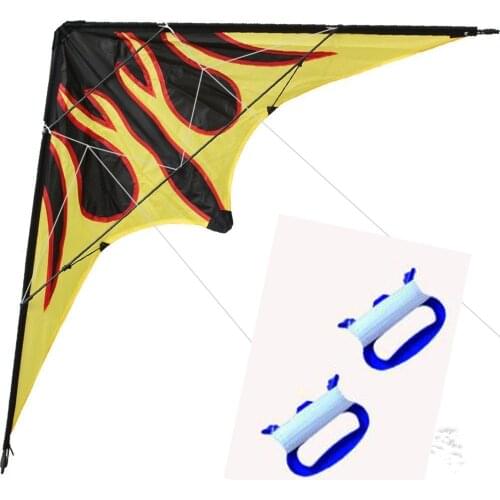NEW Arrive 48 Inch Blue Professional Dual Line Stunt Kite With Handle And Line Good Flying Factory Outlet