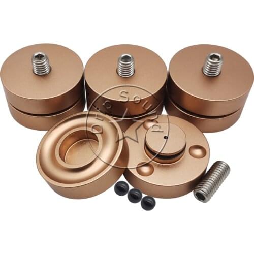 39mm Speaker Shockproof Spike Pad Amplifier Isolation Stand Feet Holder Ceramic BallDamping Nail #Golden
