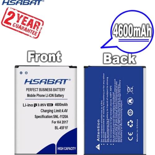 New Arrival [ HSABAT ] 4300mAh BL-45F1F Replacement Battery for LG K4 2017 /M160 LG Aristo MS210 / 2017 Version K8